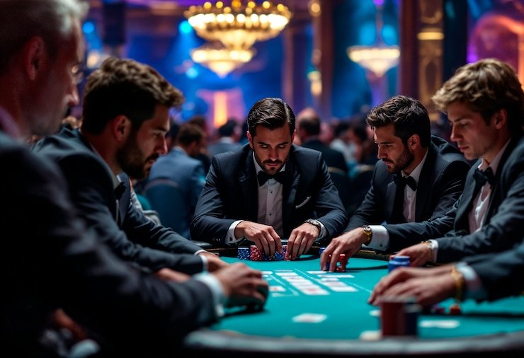 Live-dealer tables with real dealers Multi-camera live dealer table for baccarat and roulette